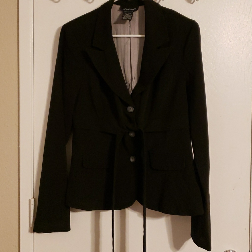 Black suit blazer